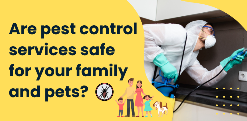 Are pest control services safe for your family and pets?
