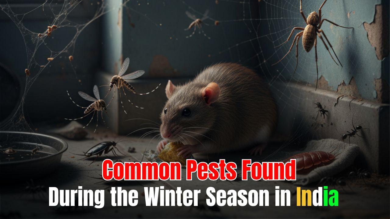 What are the common pests during the winter season in India?