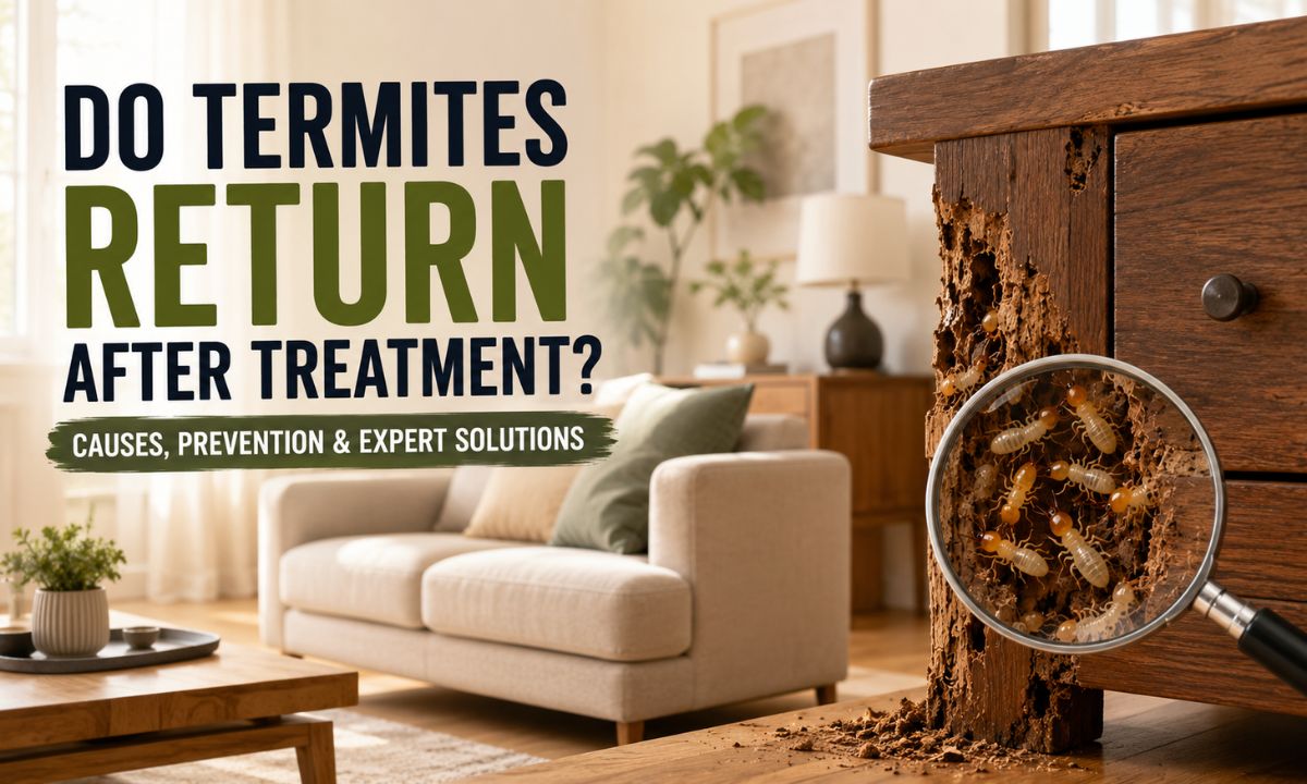 Do Termites Return After Treatment? Causes, Prevention & Expert Solutions