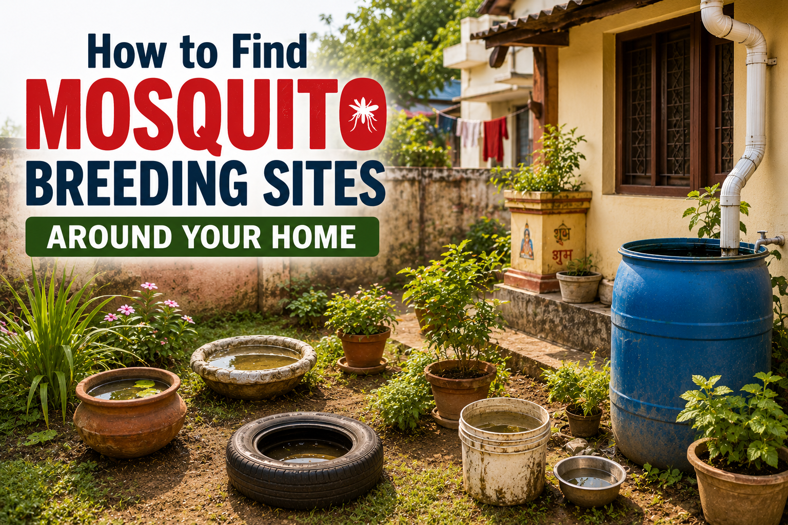 How to Find Mosquito Breeding Sites Around Your Home