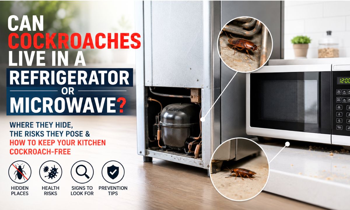 Can Cockroaches Live in a Refrigerator or Microwave?